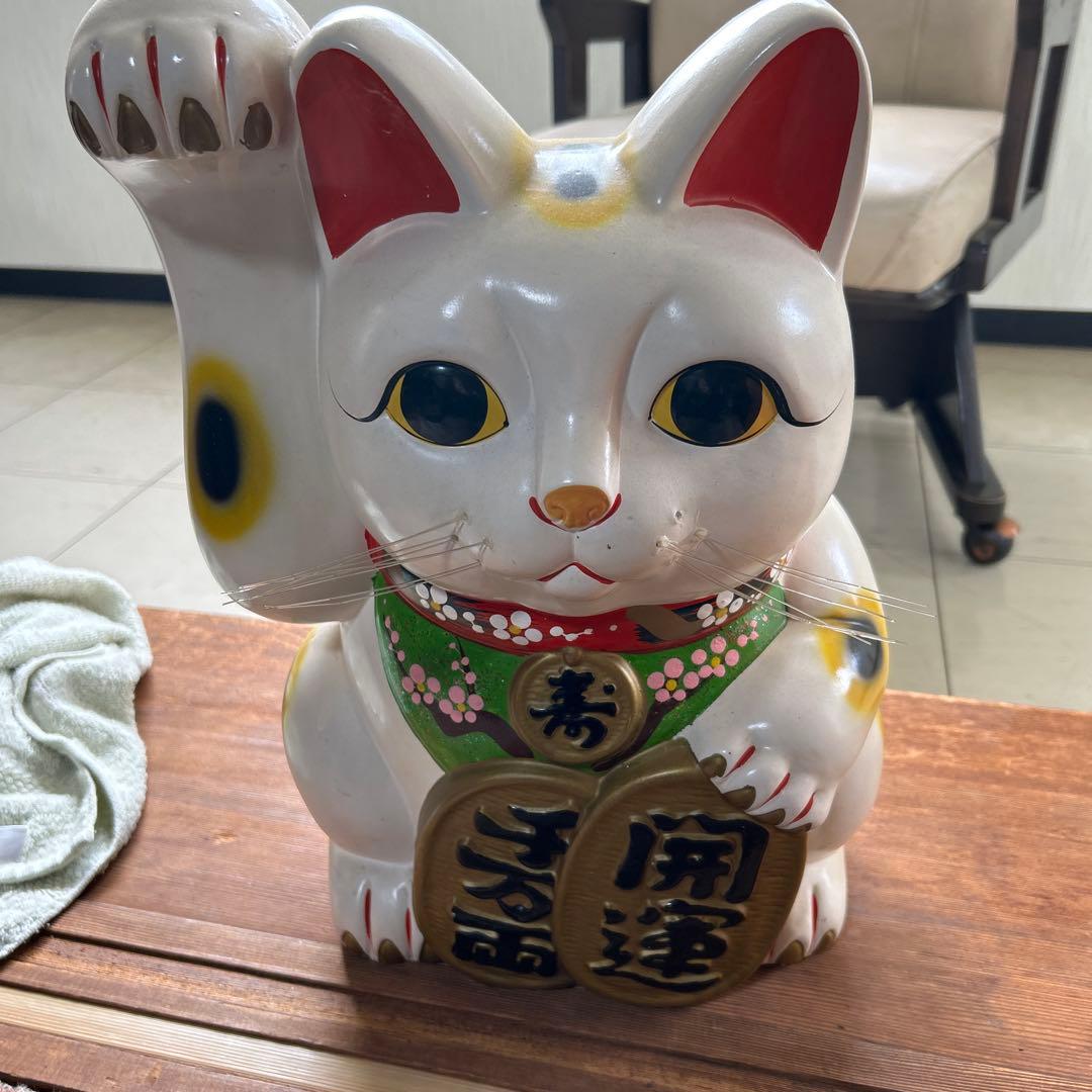 招き猫 貯金箱 置物