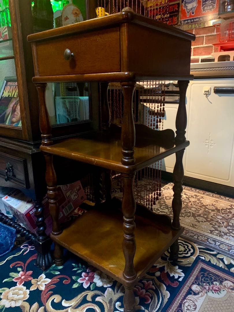 アンティーク　コンソール　キャビネット