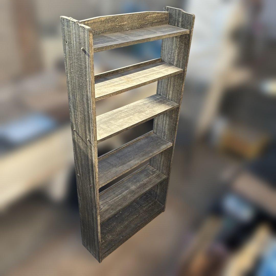 オープンシェルフ ブックシェルフ ヴィンテージ 古家具 6段172cm