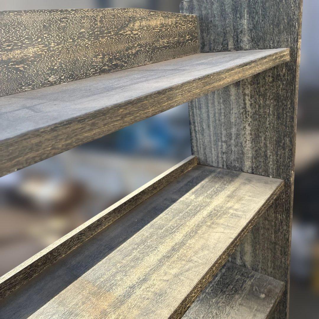 オープンシェルフ ブックシェルフ ヴィンテージ 古家具 6段172cm