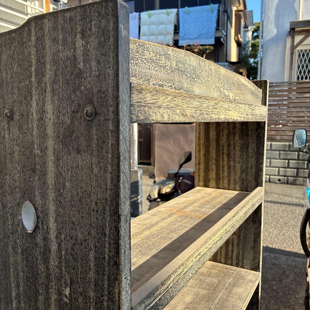 オープンシェルフ ブックシェルフ ヴィンテージ 古家具 6段172cm