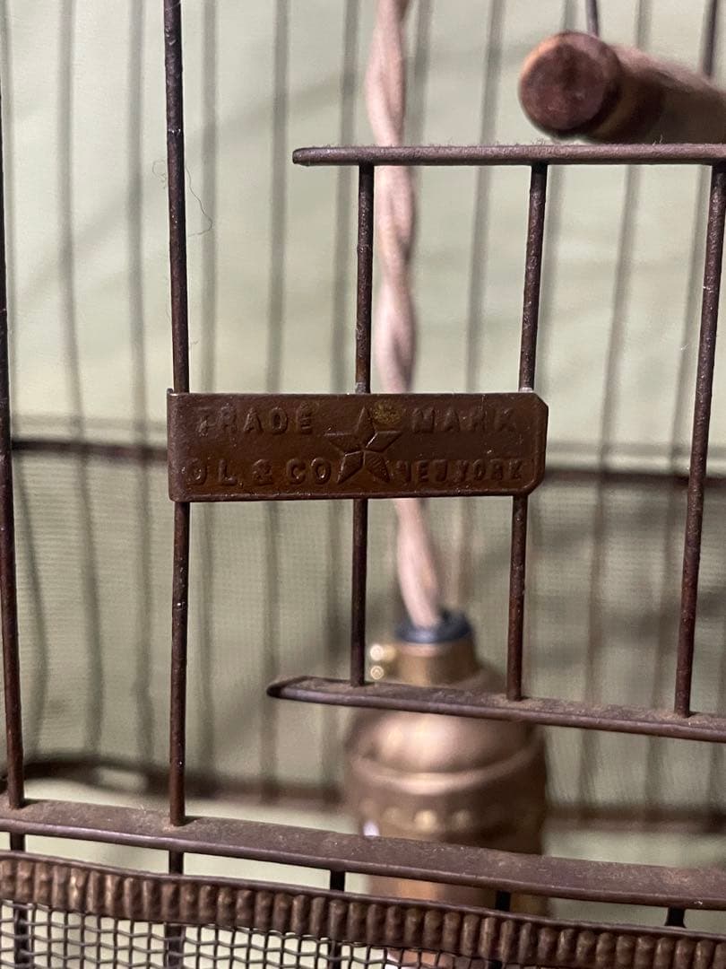 〜 Vintage 〜 鳥かご型　バードケージフロアランプ・USAニューヨーク