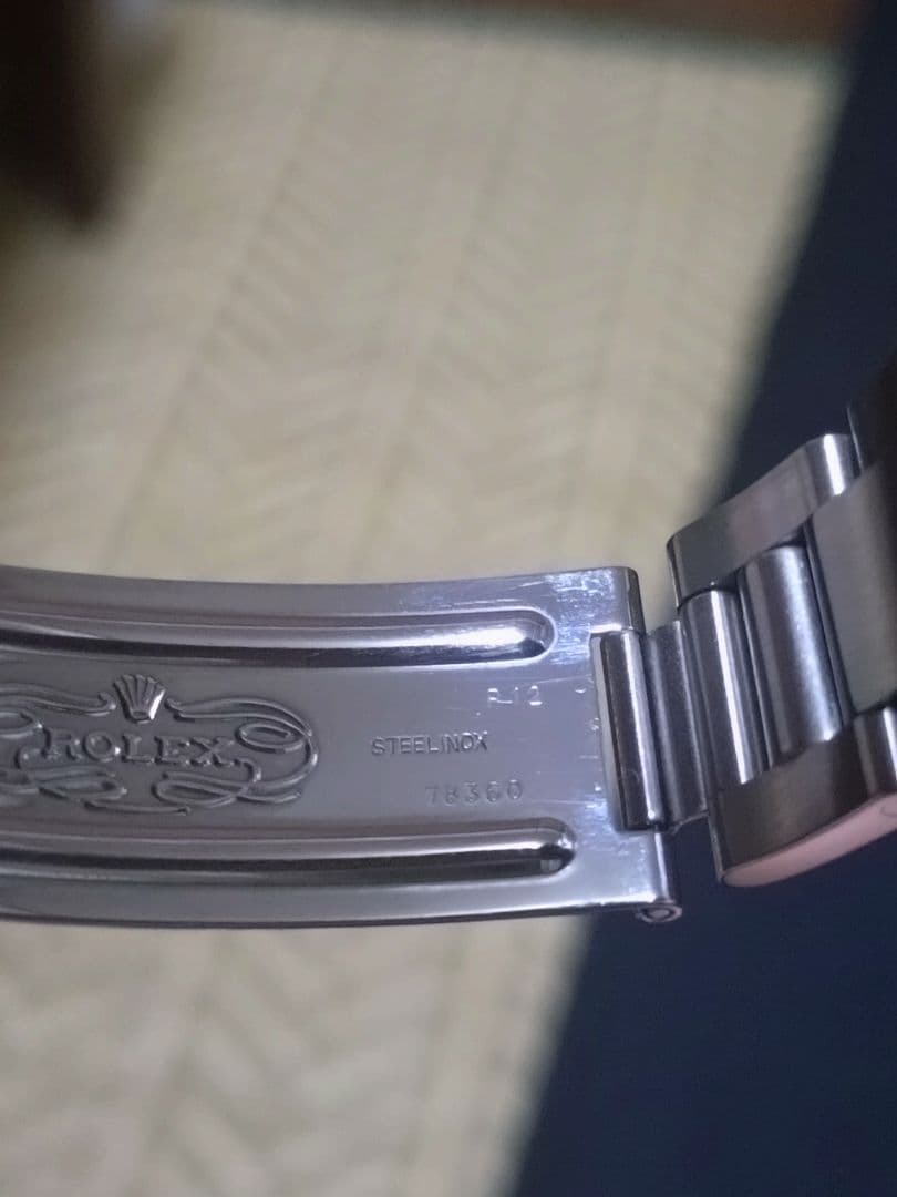 【希少】ロレックス　ハードブレス　78360 FF501B