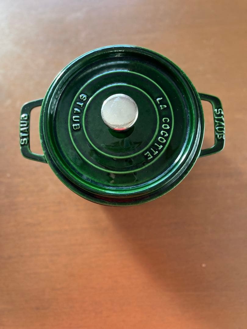 staub ストウブ 「ピコ ココット ラウンド バジルグリーン 18cm