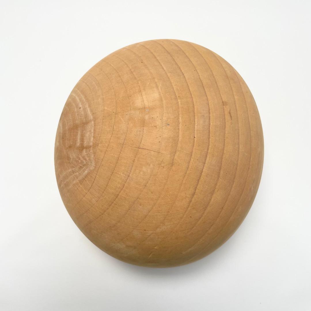 帽子の木型⑥【3点】大丸角クラウン 急下りブリム スタンド 【56】 帽子の型