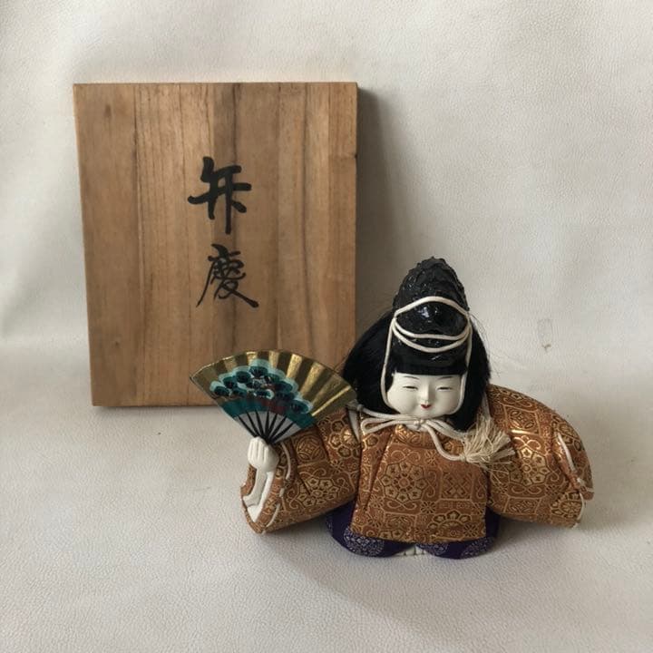 真多呂 作 弁慶 / 木目込人形 御所人形 / 大正期？ かなり古い人形