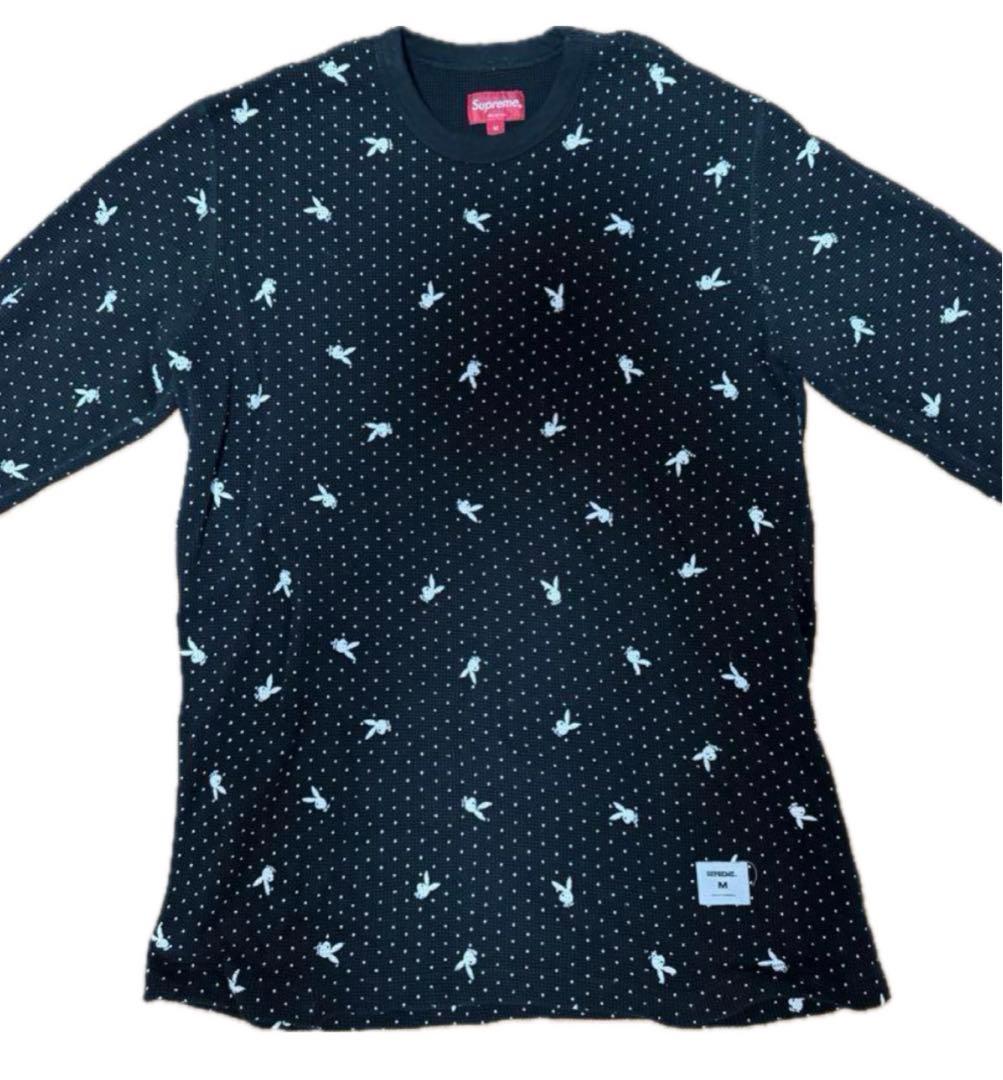supreme playboy トップス　ワッフル　Tシャツ