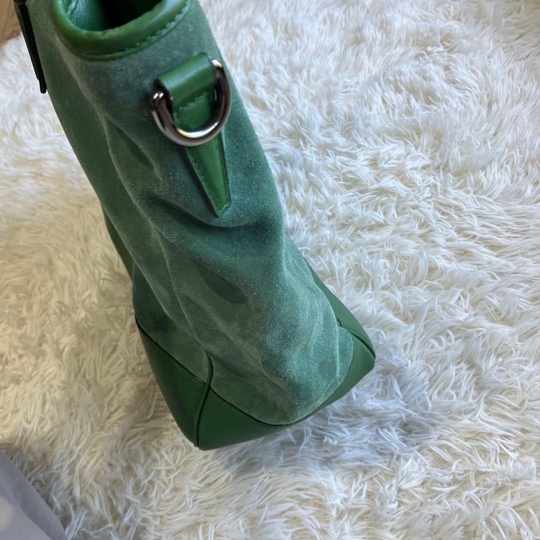 s*f様 LOEWE ロエベ アナグラム スエード レザー トートバッグ ボスト