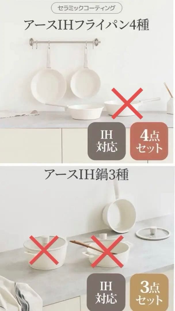 コメントください★【バラ売り可】★roomn★IH対応★鍋＆フライパン