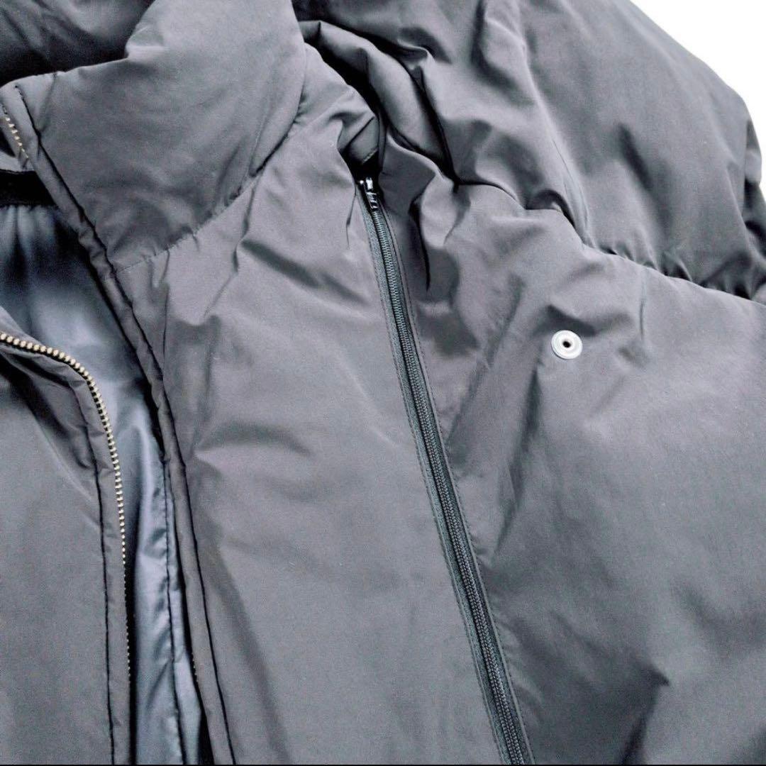 PLST ダウンジャケット 2way XXL ロング ダウンコート 黒Black