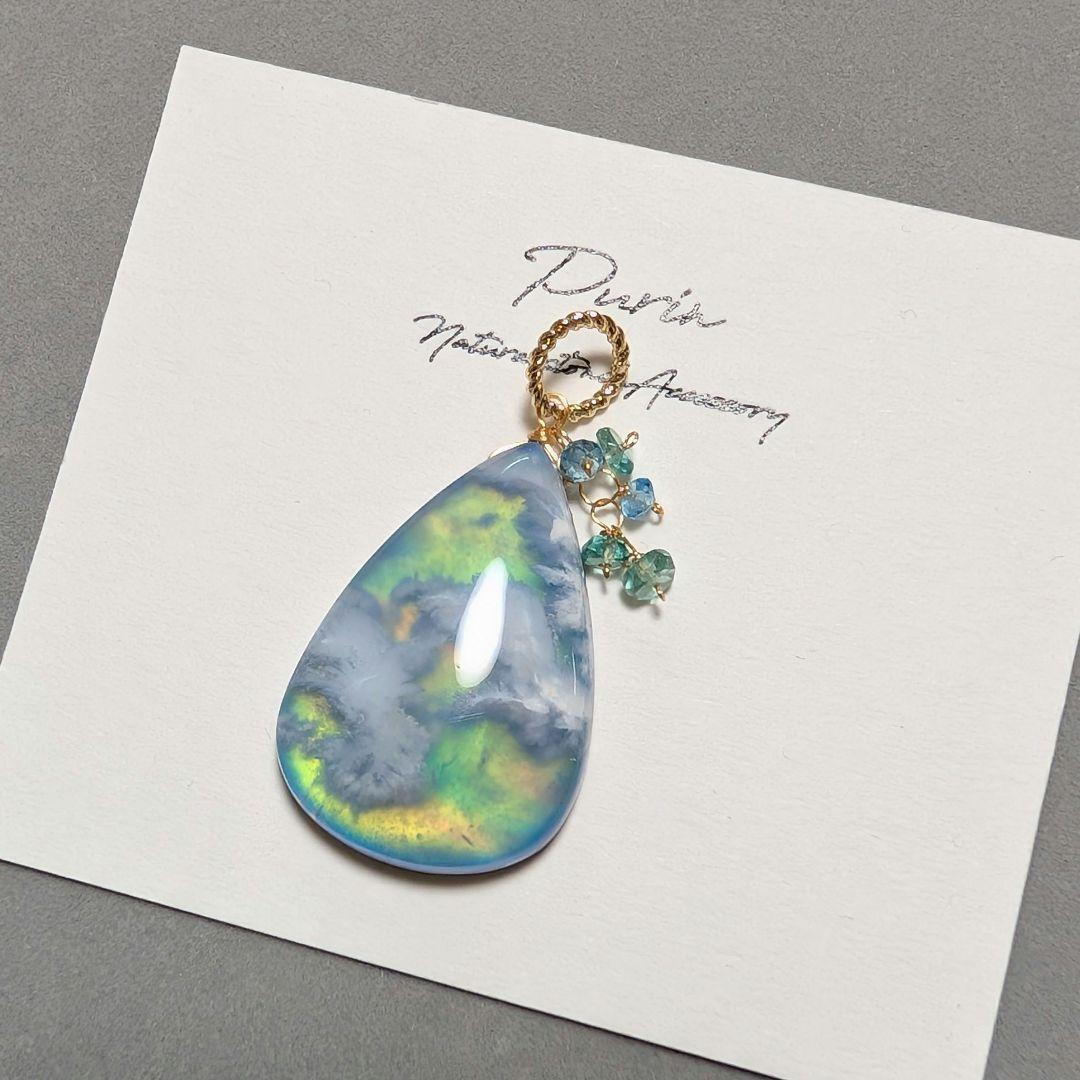 ラベンダーアメジスト ブレットカットピアス