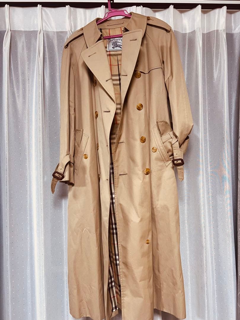 BURBERRY バーバリー トレンチコート　ロング丈　ベージュ　L相当