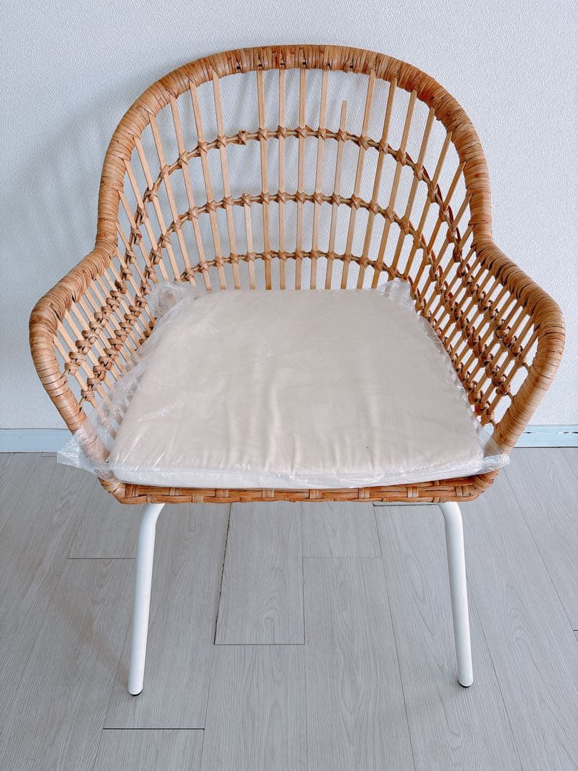 IKEAニルソーヴェ　ラタンチェア　ダイニング