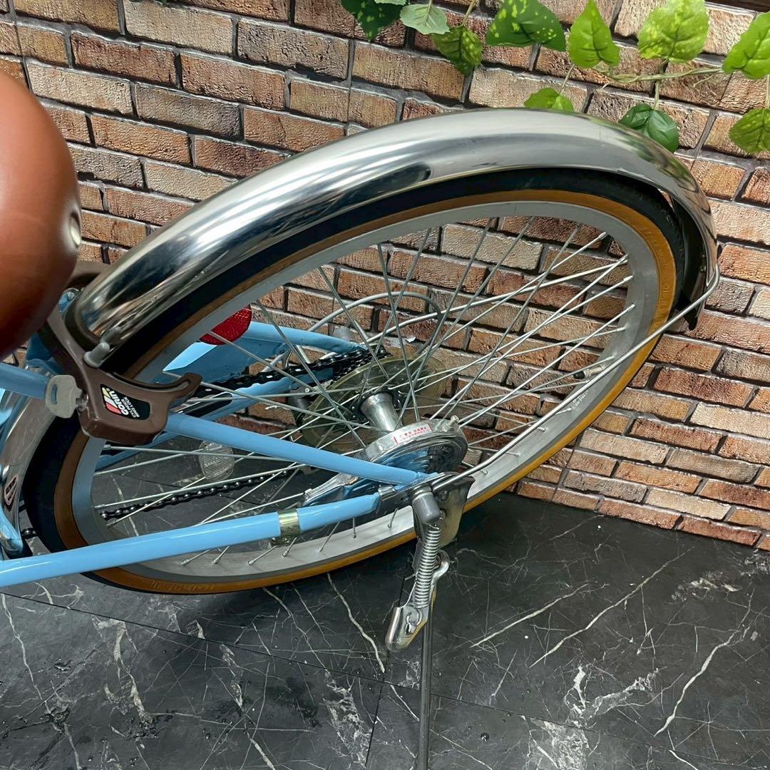 【109】子供用自転車 子供車 joyous 水色 22インチ 変速付き