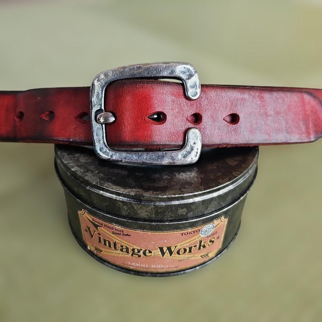 レア　旧式ヴィンテージワークス　DH5536(赤) サイズ35/89