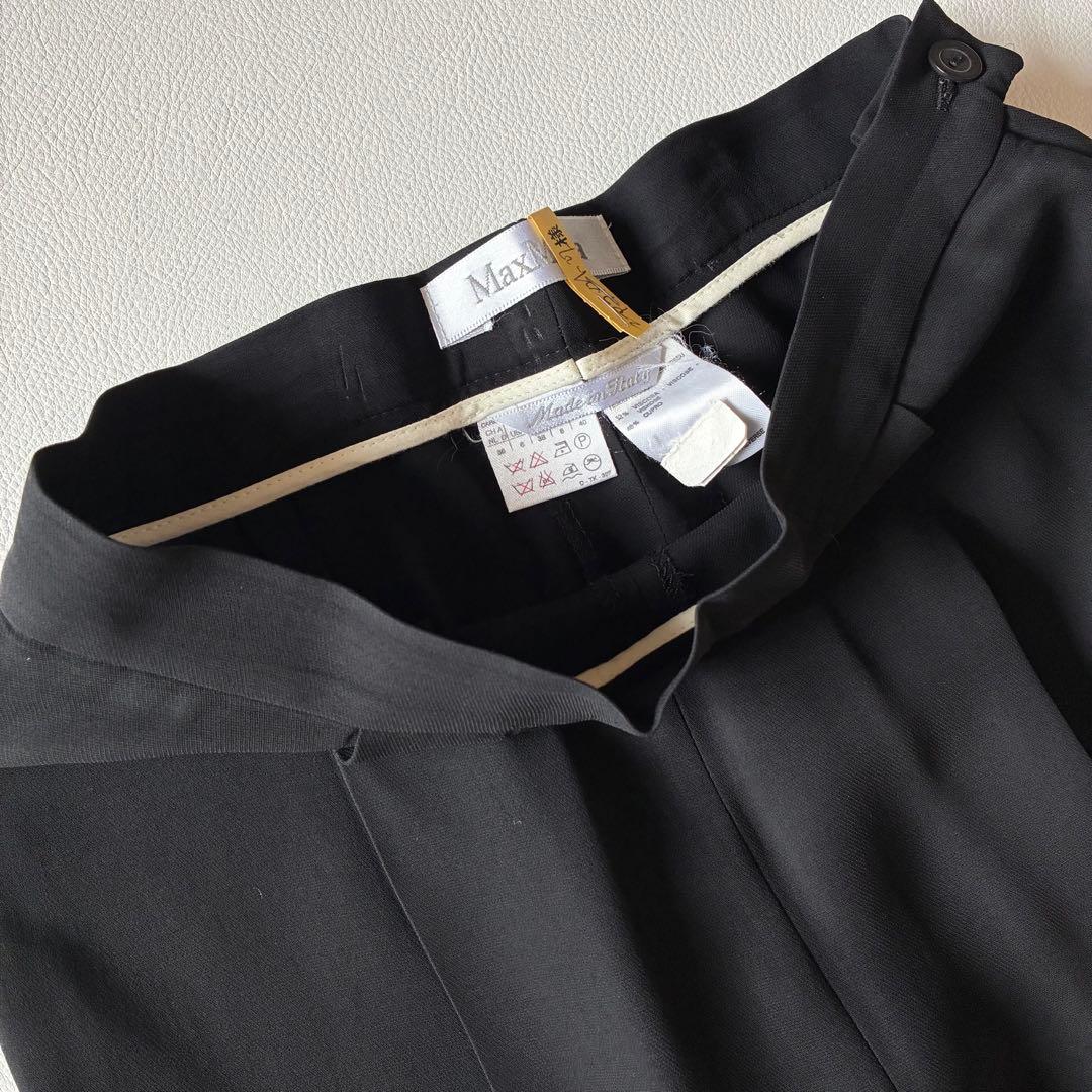 Max Mara マックスマーラ　パンツスーツ　白タグ　イタリア製　柔らか　40