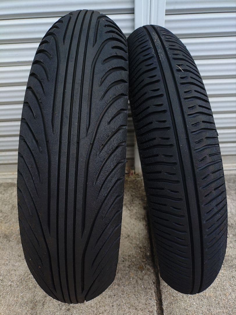 ブリヂストンレーシングレインW01前後セット　250クラスに最適