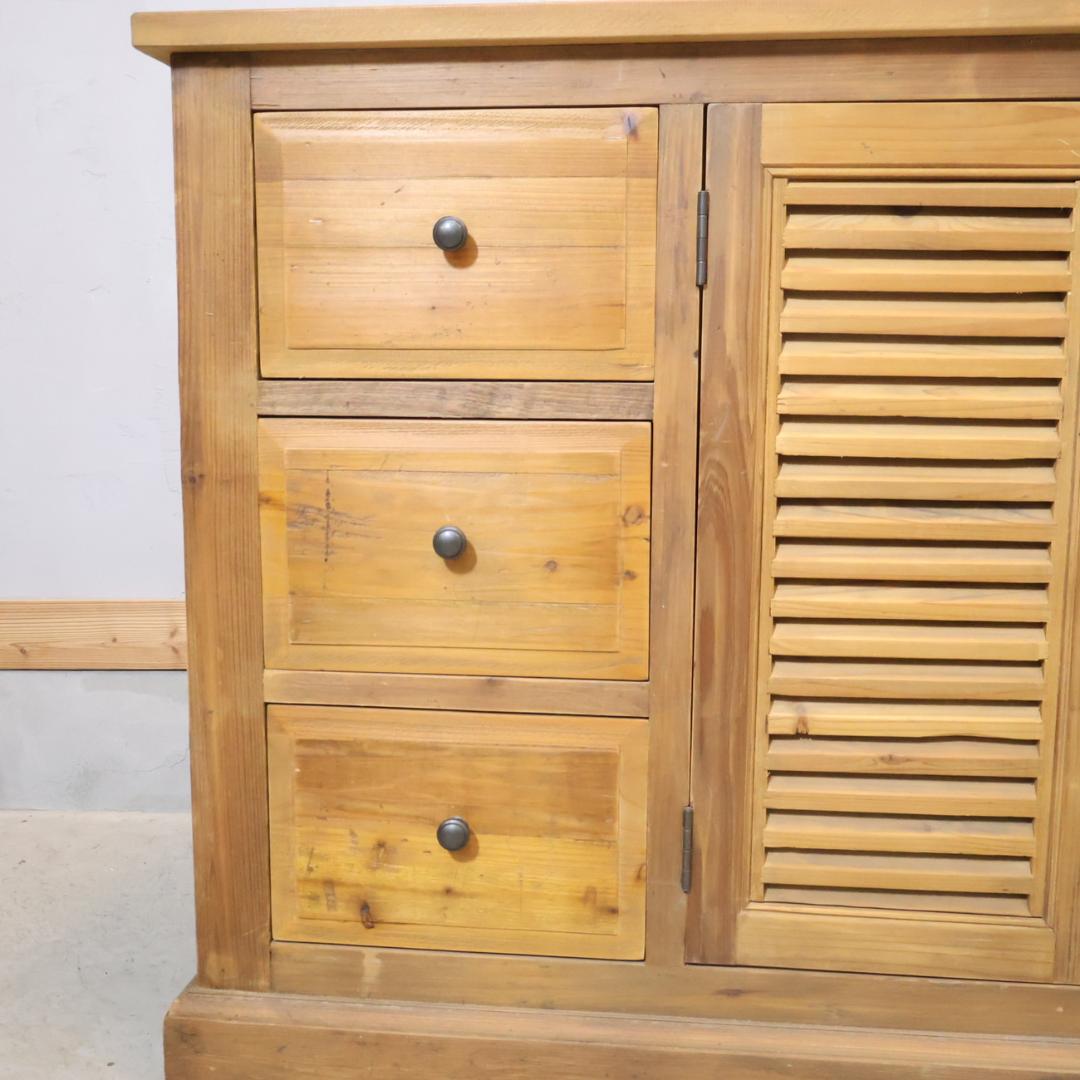 クラッシュゲート 古木材 LUCE サイドボード キャビネット インダストリー