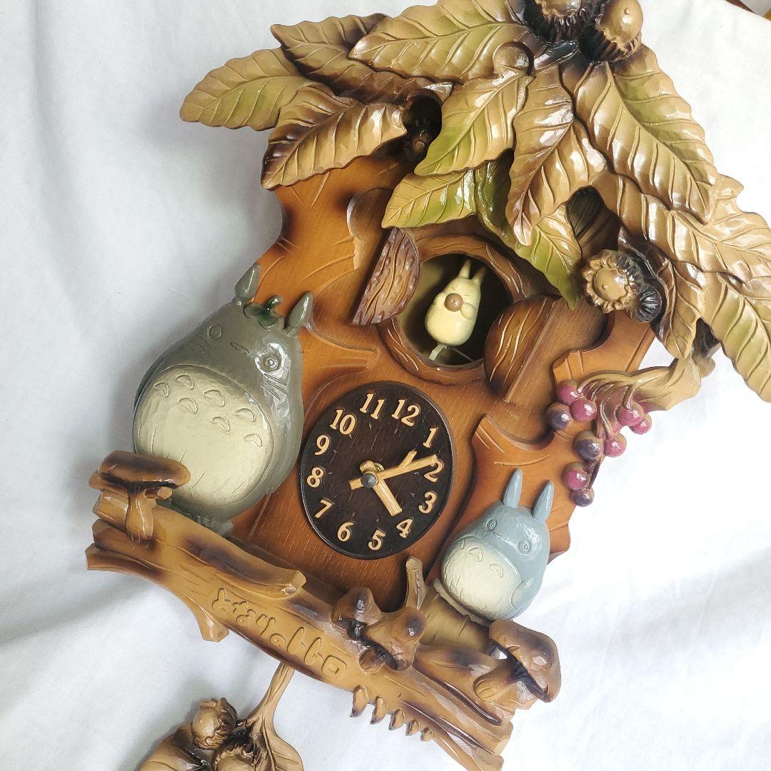 希少 当時物 となりのトトロ 掛け時計 からくり時計 アニメーション宮崎駿