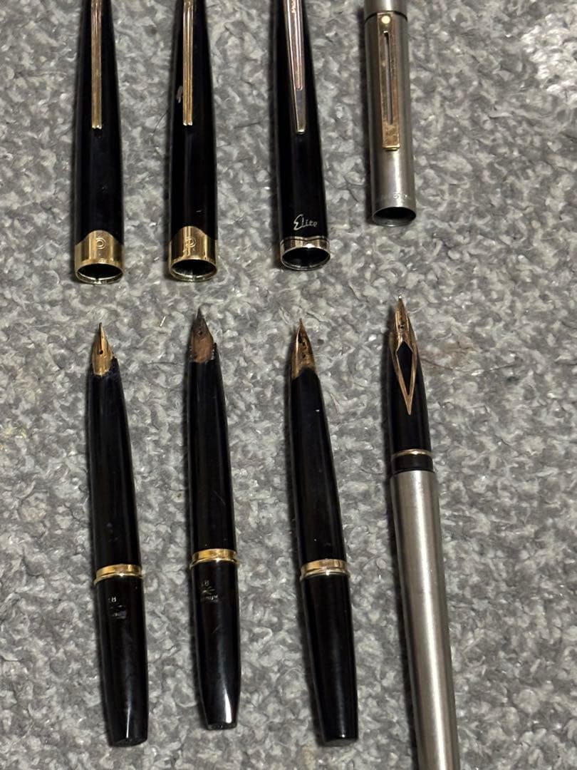 万年筆4点セット　刻印あり　 お値下げ不可