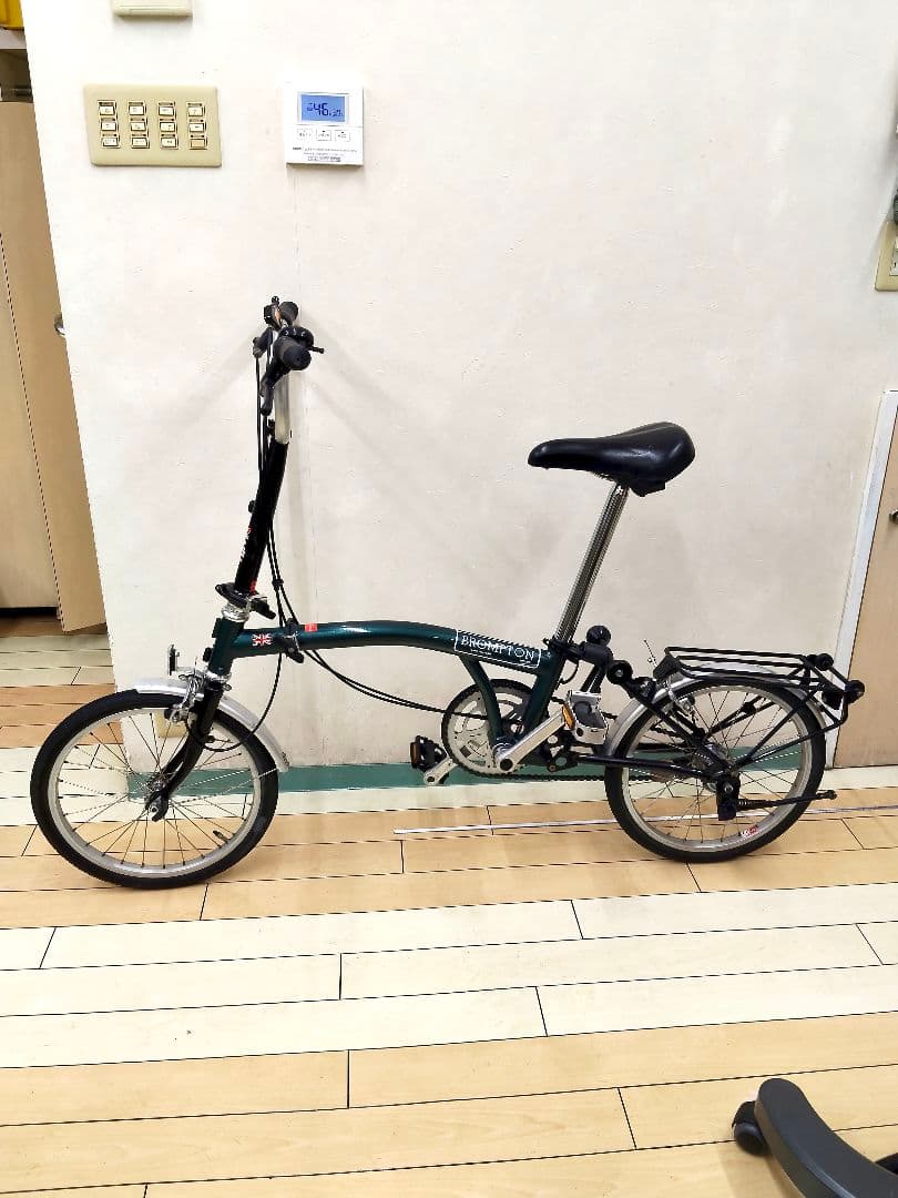 ブロンプトン・BROMPTON 折りたたみ自転車 グリーン
