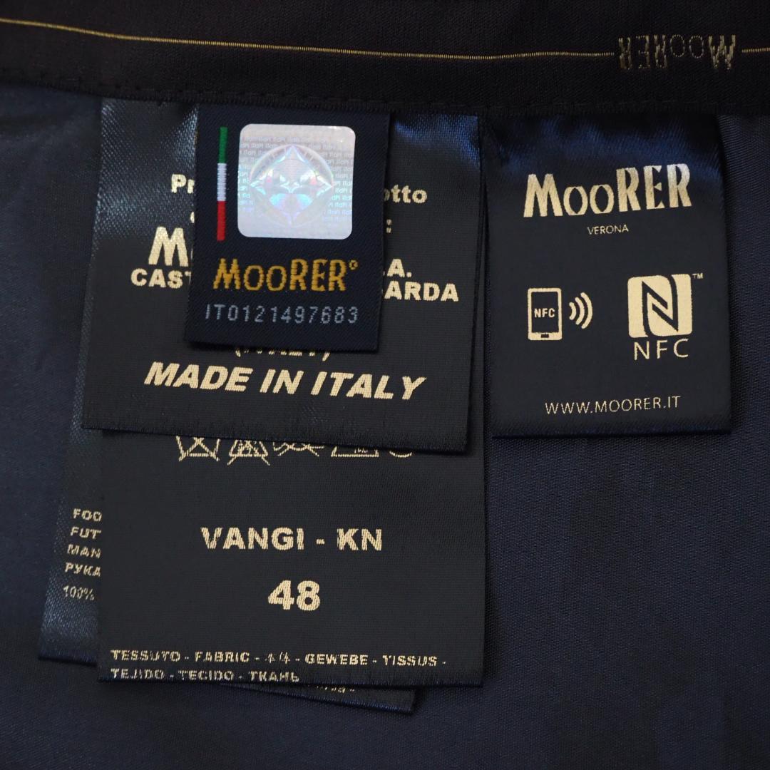 美品【最高級】ムーレー VANGI-KN シングルライダースナイロンジャケット