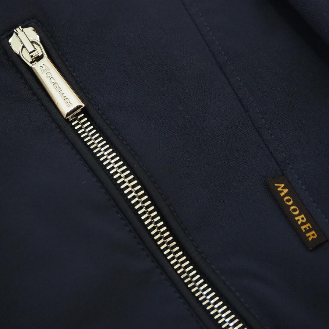 美品【最高級】ムーレー VANGI-KN シングルライダースナイロンジャケット