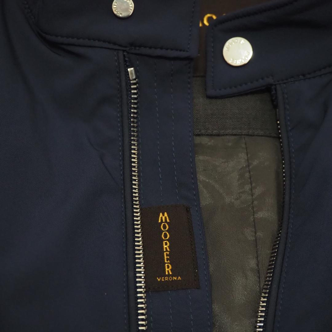 美品【最高級】ムーレー VANGI-KN シングルライダースナイロンジャケット