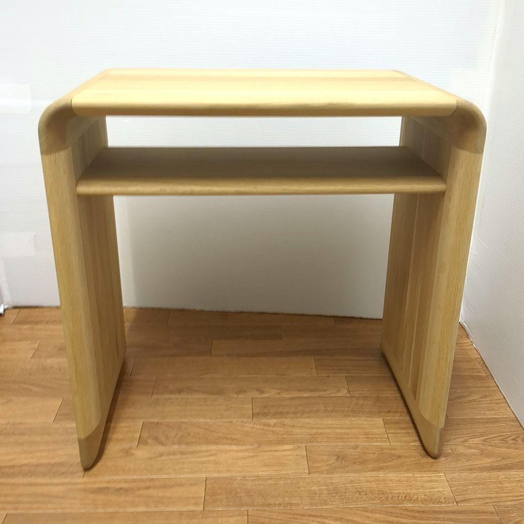 【美品】KARIMOKU 　カリモク　TU1970ME　オーク材　サイドテーブル