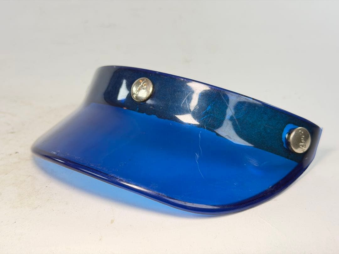 Buco オリジナルバイザー　クリアブルー　ブコ　ハーフ　ビンテージヘルメット