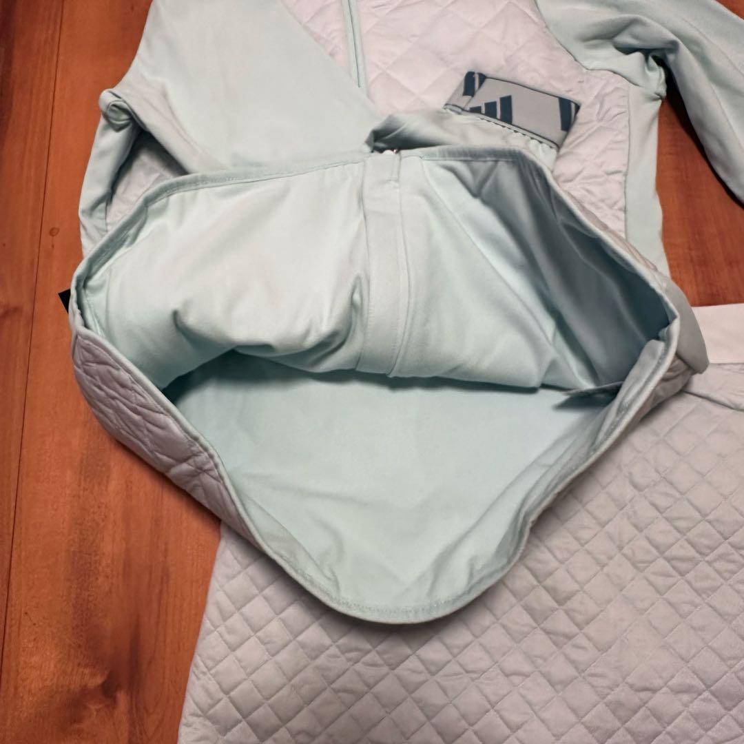 長袖　裏起毛　キルティング　ジャケット　中綿　スカート　セットアップ　春秋　新品