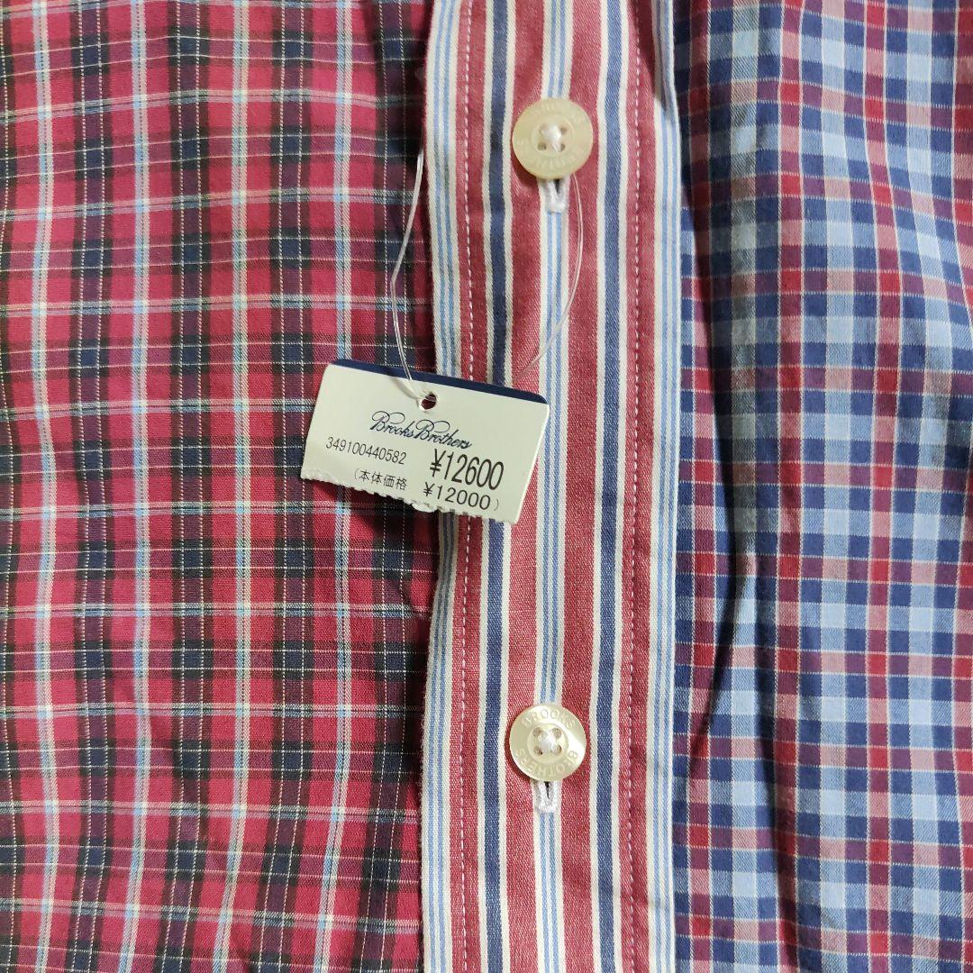 【BrooksBrothers】未使用品 B.D切替デザインシャツ