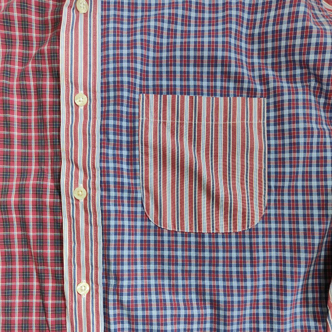 【BrooksBrothers】未使用品 B.D切替デザインシャツ