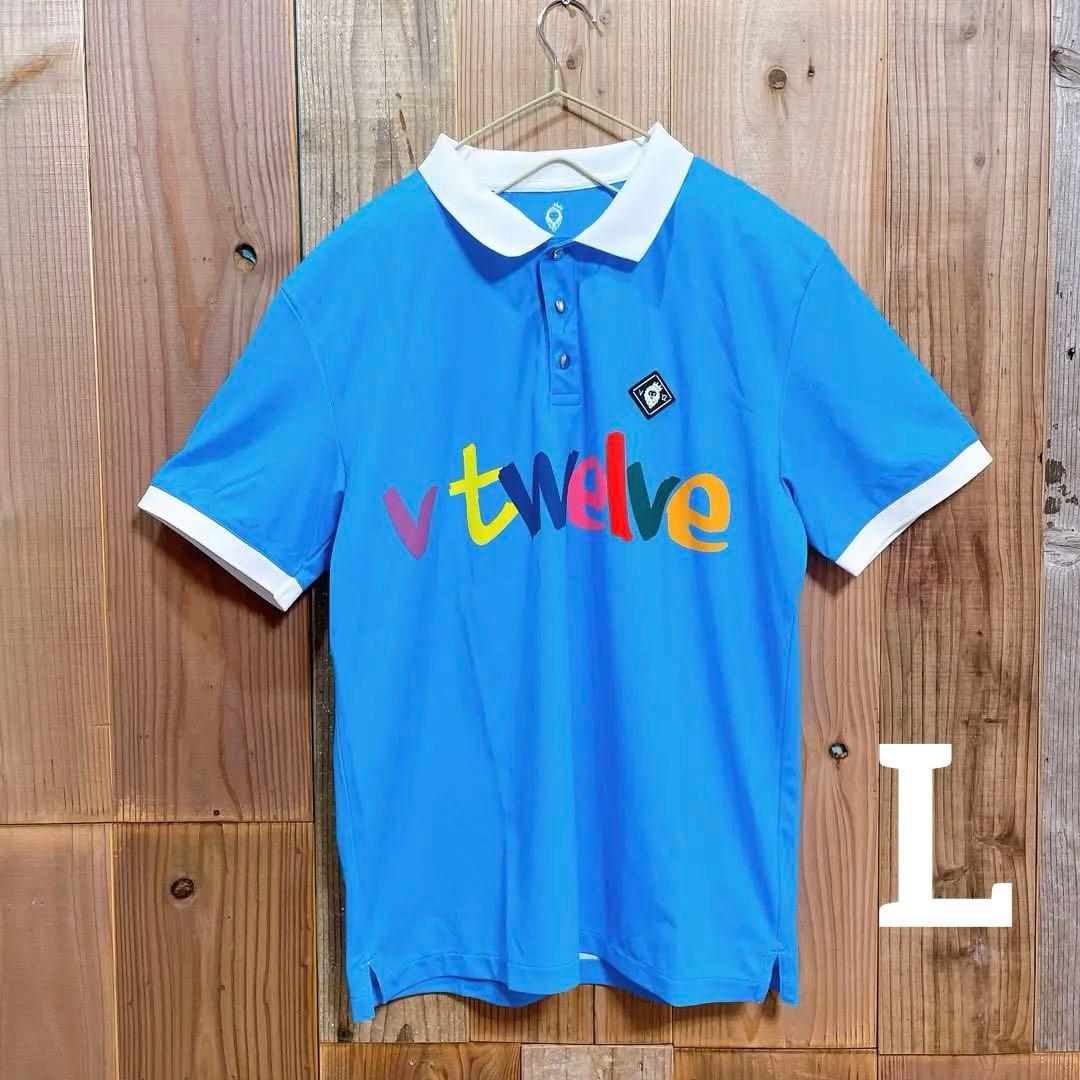 V12 ヴィトゥエルヴ goodロゴ ポロシャツ ゴルフウェア