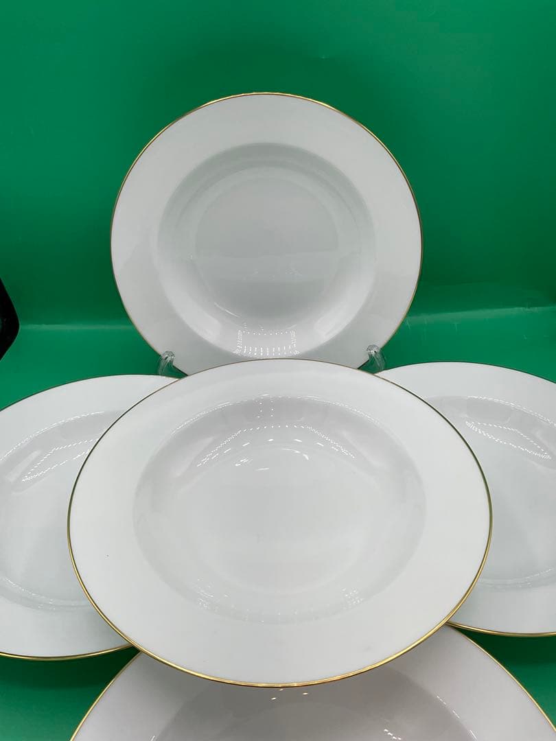 大倉陶園　ゴールドライン　スーププレート