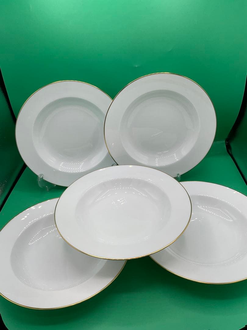 大倉陶園　ゴールドライン　スーププレート