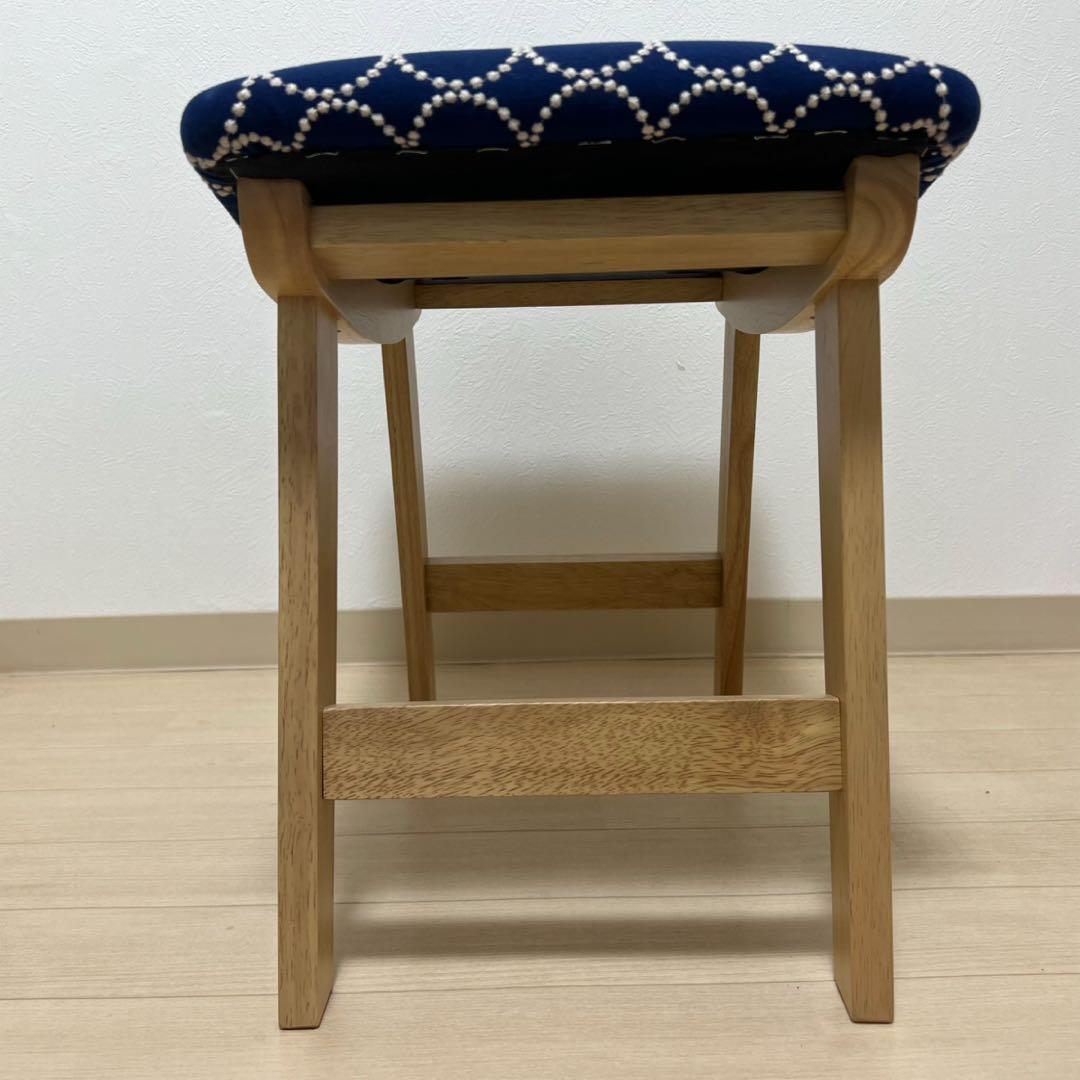 ミナペルホネン スツール タンバリン L４ 【ネイビー/オレンジ】 椅子 ベンチ