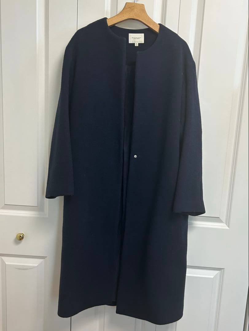 BEAUTY&YOUTH UNITED ARROWSアルパカ混合ノーカラーコート