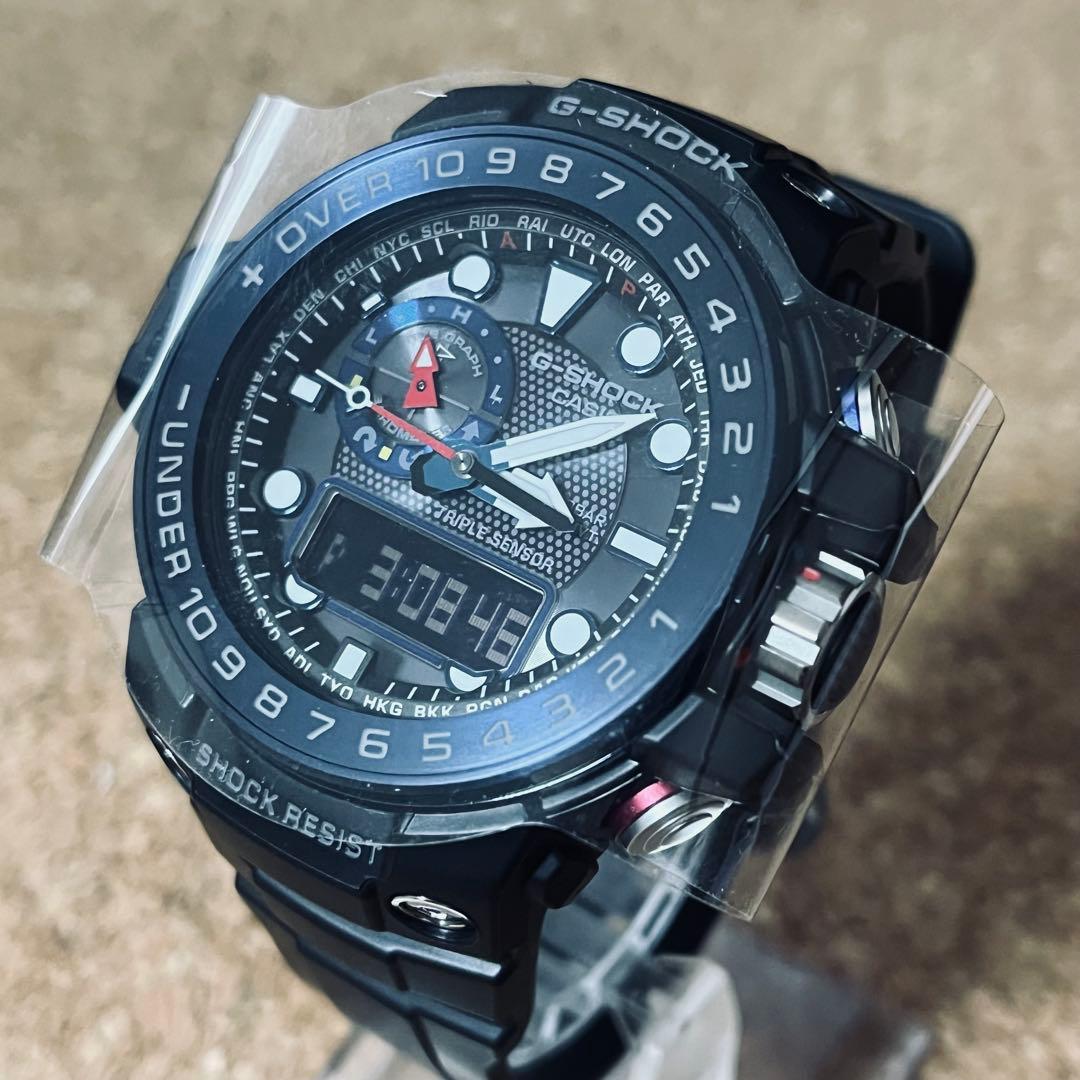 未使用カシオG-SHOCKガルフマンGWNー1000Bー1BJFソーラークォーツ