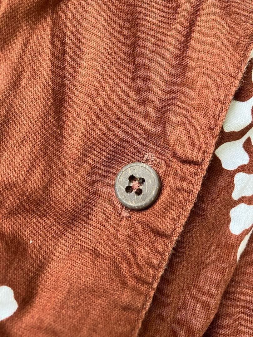 pataloha patagonia アロハシャツ 茶 WOMEN 8 00s