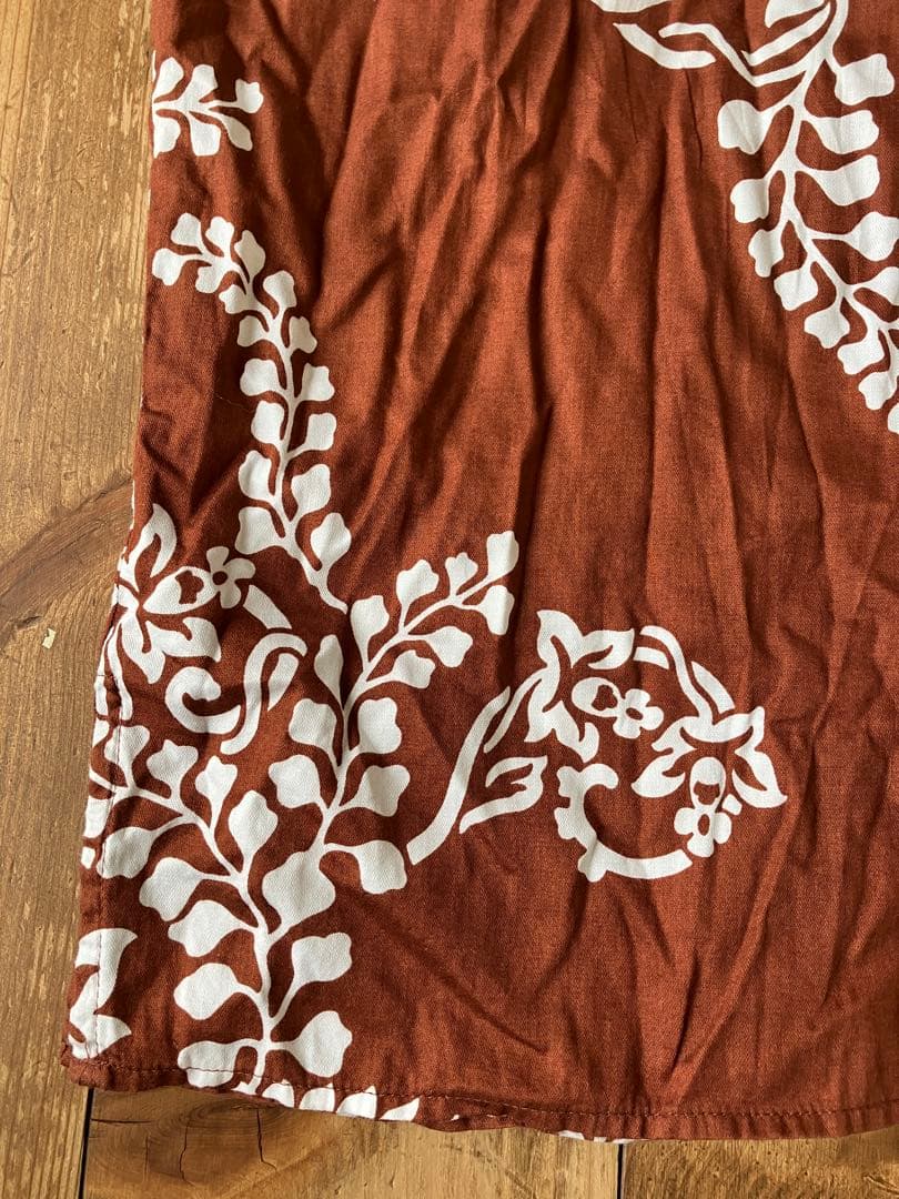 pataloha patagonia アロハシャツ 茶 WOMEN 8 00s