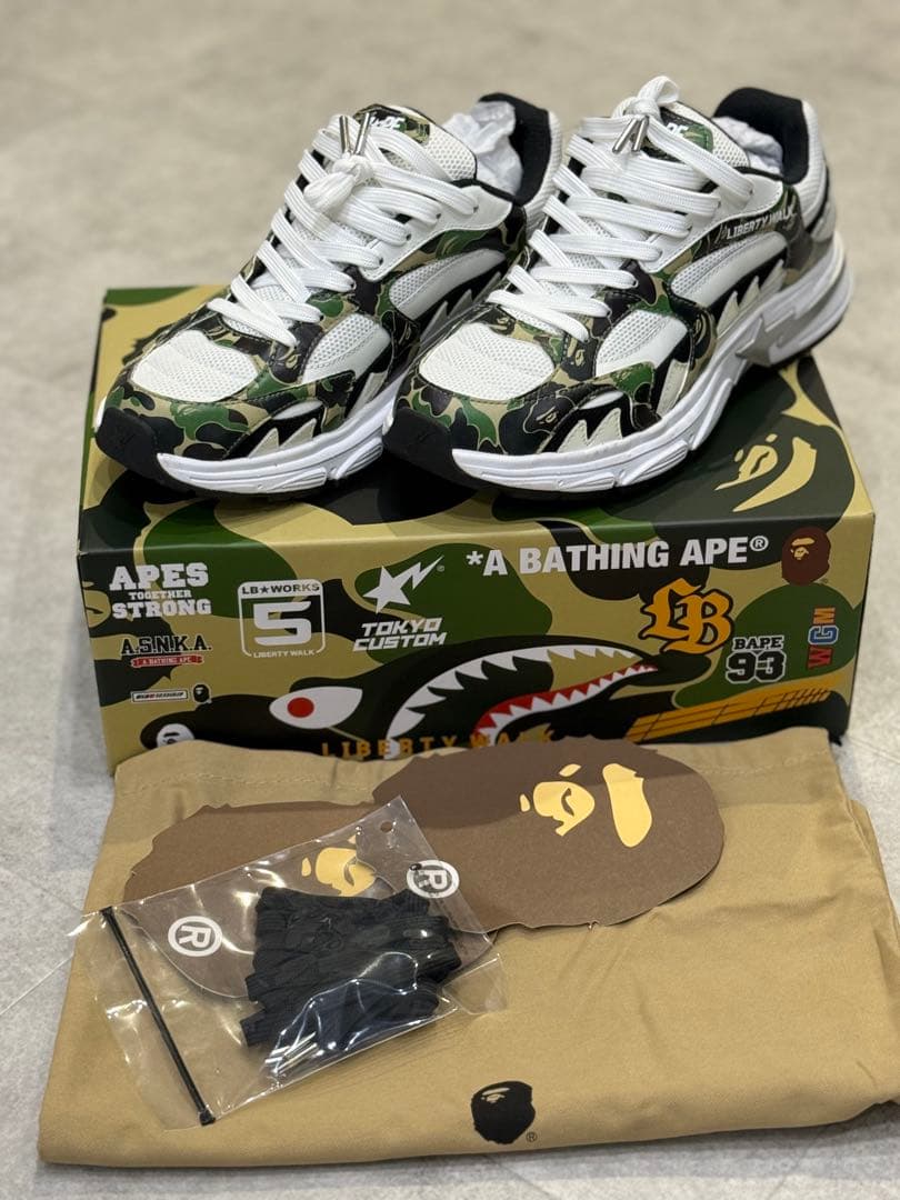 Libertywoke×APE スニーカー27.0cm リバティウォーク エイプ