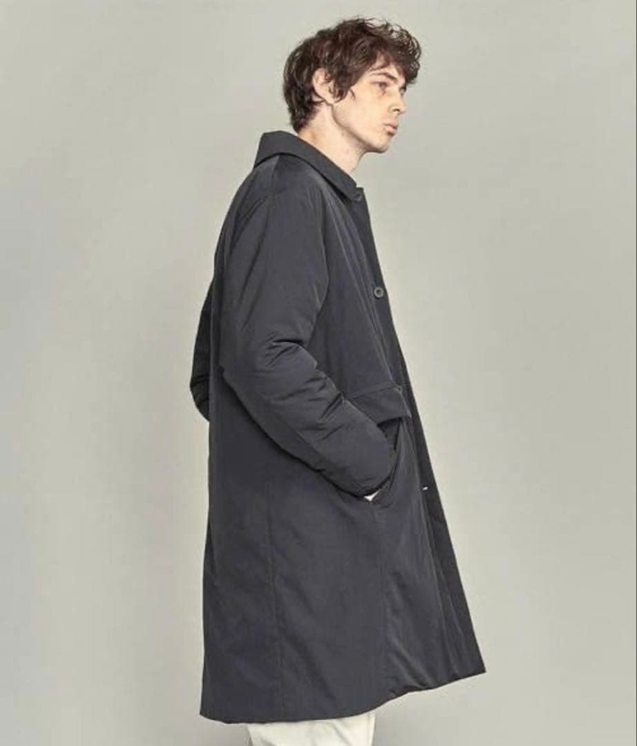 B&Y UNITED ARROWS パデット バルカラーコート ダウンコート