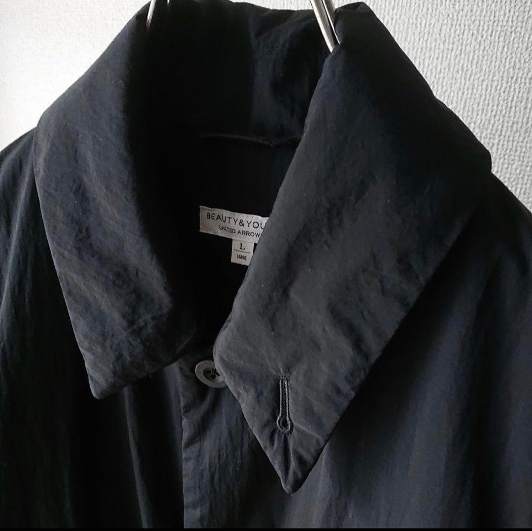 B&Y UNITED ARROWS パデット バルカラーコート ダウンコート