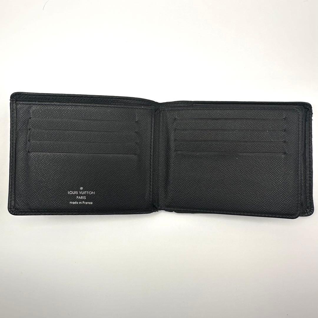 【箱付】LOUIS VUITTON ポルトフォイユ フロリン タイガ ブラック