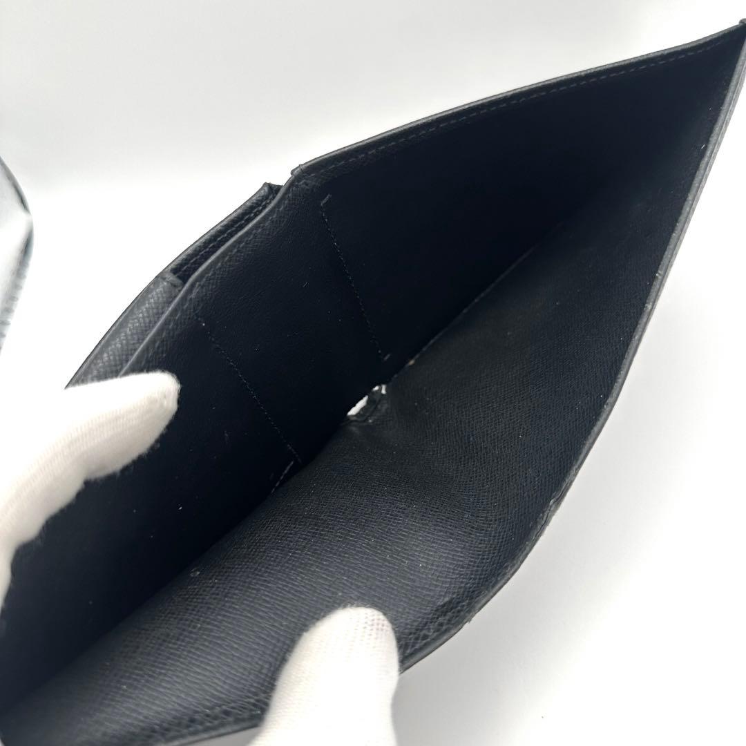 【箱付】LOUIS VUITTON ポルトフォイユ フロリン タイガ ブラック