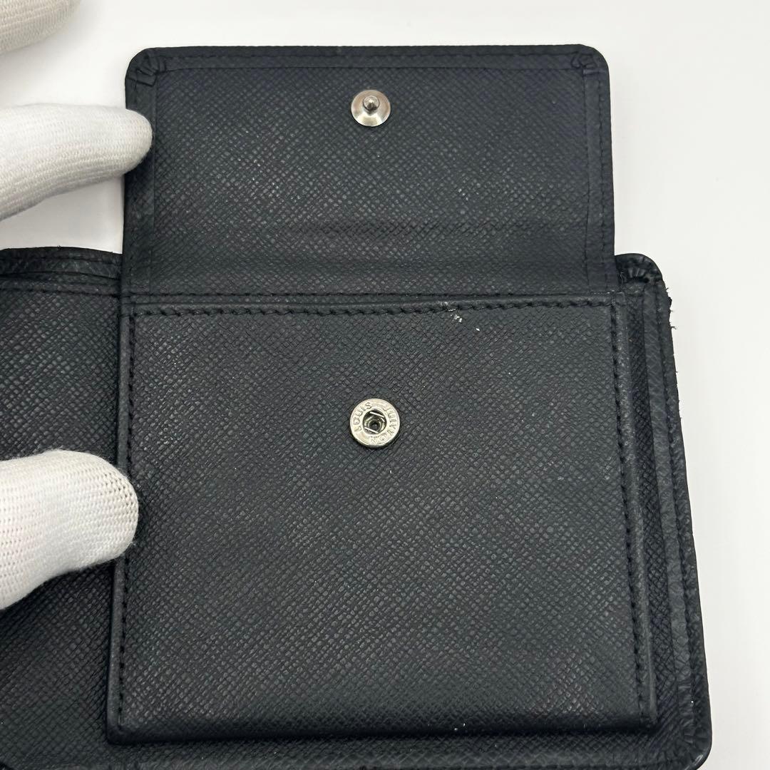 【箱付】LOUIS VUITTON ポルトフォイユ フロリン タイガ ブラック