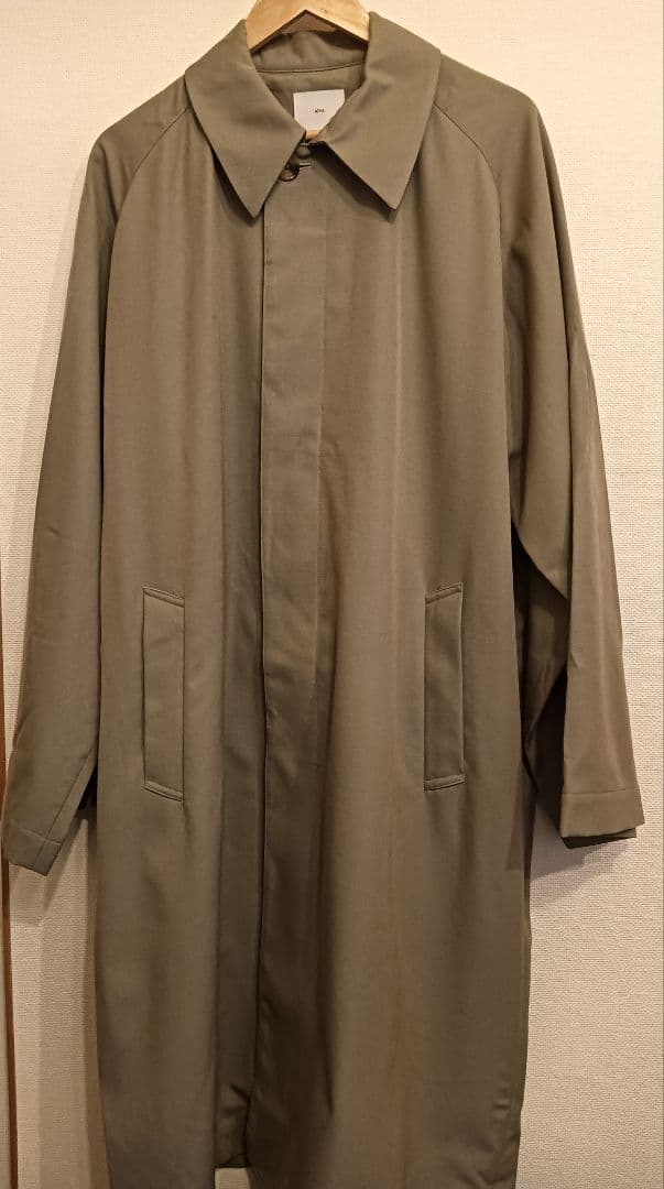 sori　ATHA(アタ)　ウールバルカラーマキシコート