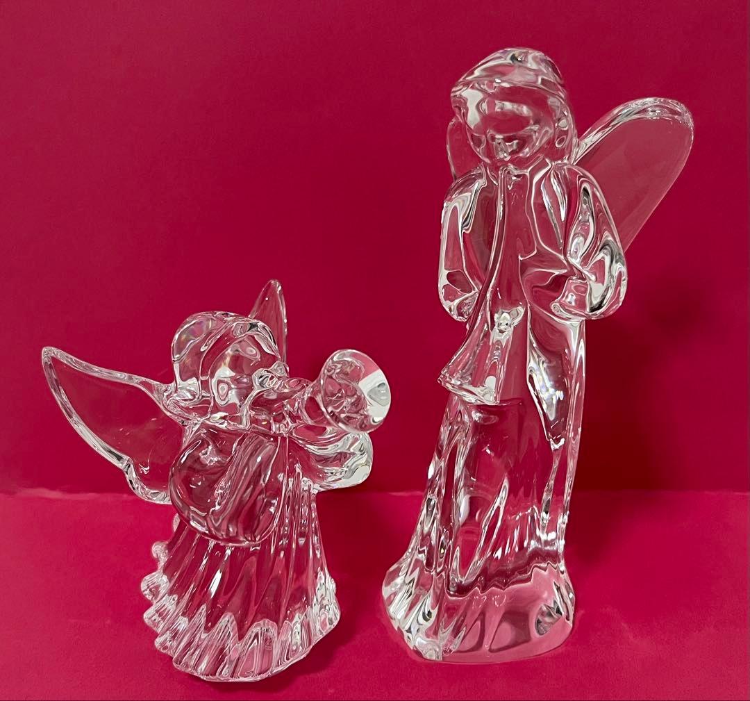 【即決価格】baccarat バカラ 天使 エンジェル 2点セット フィギュリン
