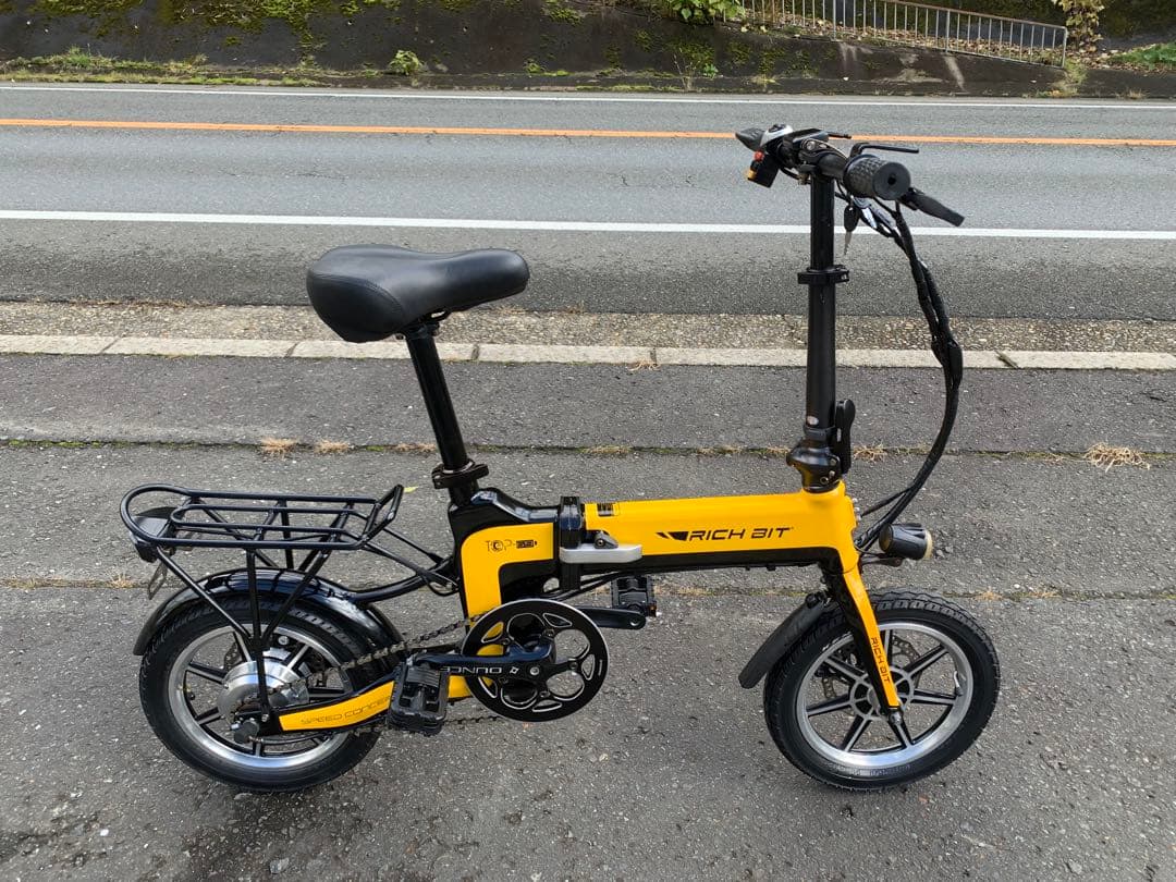 【動作確認済】送料無料RICH BIT折り畳み電動アシスト自転車14インチ
